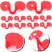 Cabilock 300 Pcs Chicken Glasses Chicken Goggles Chicken Saddle for Hens Red Plastic Pheasant Cockfighting Redx3pcs 5.5x2.5cmx3pcs - Buy Online on GoSupps.com