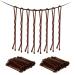Bellure 200 Pcs Brown Bobby Pins with Storage Box Kirby Hair Grips (5.5cm/2.2 in) Hair Pins Good for All Types of Hair Styling Needs for Girls Women & Hair Salons (brown)
