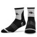 FBF NFL Adult Surge Quarter Length Socks Men and Women Baltimore Ravens - Black Medium