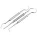 Tartar scratches 3 Party set dog dentist remover mini toothpick tooth cleaner pet dental care for animals made of stainless steel also for cats or rodent tooth cleaning