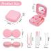 Travel-Friendly Pink Contact Lens Case with Mirror | Protective Cover & Hygienic Container for Contact Lenses - Buy Online on GoSupps.com
