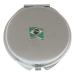 Brazilian Flag Compact Mirror Handbag Gift With Free Engraving 489