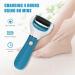 Professional Electric Foot File Callus Remover | Rechargeable Pedicure Tool for Smooth, Soft Feet | Includes 2 Coarses | Blue - Buy Online on GoSupps.com