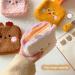 Curry Bear Brown Bear Menstrual Cup & Sanitary Napkin Storage Bag - Portable, Travel-Friendly, Large Capacity - Buy Online on GoSupps.com