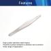 Hegebeck Stainless Steel Tweezers Straight Multi Purpose Tweezer Tweezers Hand Tool for Plants Splinter Facial Ingrown Hairs Remover with Round Tip 16cm 4pcs - Buy Online on GoSupps.com