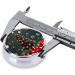 Round Ball Christmas Tree Pill Box - 3 Compartment Travel Organizer for Purse & Pocket - Buy Online on GoSupps.com