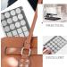 Angoily Palette de Maquillage Vide Magn tique 2 Pi ces 24 Emplacements M tal Noir 2080 22 Emplacements Rond 7028 Plateau Paupi res Compact pour Fards Paupi res Retouches et DIY - Buy Online on GoSupps.com