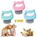 Cat Comb Pet Cat Short & Long Hair Removal Massaging Shell Comb Soft Deshedding Brush Grooming and Shedding Matted Fur Remover Massage Dematting Tool for Dog Puppy Rabbit Bunny (3 Piece)