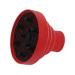 Hair Dryer Vent Cover | Blow Dryer Attachment Hood | Heat Resistant Hair Dryer Hood | Heat Resistant Silicone Hair Dryer Vent Hood Foldable Multifunctional Hair Dryer Accessories red