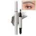 Dual-Sided Brown Pencils - Waterproof and Long-Lasting Eyebrow Brush for Natural Look Beauty Products for Home Dating Gathering Working Traveling 03#