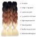 3 Packs Ombre Kanekalon Jumbo Braiding Hair Extensions - 24 Inch Synthetic Crochet Twist (C15-6Pack) | International Shipping Available - Buy Online on GoSupps.com