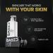 BASED Men's Daily Face Moisturizer - Daily Facial Moisturizer with Squalane & Rosehip Oil - Strengthens Skin Barrier - All Skin Types (6.8 Fl Oz Pack of 1) - Buy Online on GoSupps.com