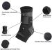 Adjustable Ankle Brace for Men & Women | Compression Support Sleeve for Plantar Fasciitis Achilles Tendon & Sprains | X-Large Black - Buy Online on GoSupps.com