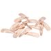 Buy Hair-like Love 14-Piece Rose Gold Metal Snap Hair Clips - Stylish Hair Accessories for Women Girls & Men - Perfect Gift Set with Box - Buy Online on GoSupps.com