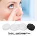 Portable Contact Lens Storage Box - Black & White Mini Case for Easy Travel | Soft Contact Lenses Organizer - Buy Online on GoSupps.com