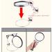 Magnifier Desk Flexible Magnifying Loupe Glass Lighted Magnifier Lamp for Reading Hobbies Crafts Workbench Needlework Jewelry Design - Buy Online on GoSupps.com