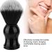 Premium Razor Brush for Men | Travel & Home Use Shaving Brush | Pure Black Nylon - Ideal for Barbers and Hairdressing Salons - Buy Online on GoSupps.com