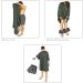 Adults Surf Poncho Changing Towel Robe - Hooded Wetsuit Change Poncho for Surfing, Swimming & Bathing - Water Absorbent - Oversized Army Green - Buy Online on GoSupps.com