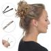 BasicSense 30PCS Dark Brown Metal Bobby Kirby Hair Pins - Buy Online on GoSupps.com