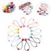 FRCOLOR 7 Pairs headband color hair tie small hair ties rubber bands for hair clear hair elastics Pom Pom baby elastic hair ties elastic hair rope Korean version bead Acrylic girl child - Buy Online on GoSupps.com