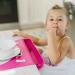 Cibo Food Catching Baby Placemat with Suction - Silicone Wide Mouth Mat for Toddlers, Kids & Babies - Strawberry Red | Watch Video Demo - Buy Online on GoSupps.com