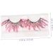 FOMIYES 5 Pairs colored false eyelashes glitter eyelashes colored fake eyelashes dramatic false eyelashes colored lashes party false eyelashes makeup glitter 3d chemical fiber make up - Buy Online on GoSupps.com