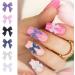 Gjinxi 30 PCS Bow Nail Charms Colorful 3D Bow Nail Art Decorations Cute Resin Bow-Knot Nail Art Charms for Arcylic Nails DIY Design Bow Charms for Nail Accessories - Buy Online on GoSupps.com