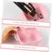 2pcs of makeup brush makeup brush cleaning mat silicone brush cleaner makeup brush drying hanger makeup brush cleaning pad make up portable Miss Silica gel carpet - Buy Online on GoSupps.com