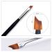 French Tip Nail Brush with Black Handle - Oblique Head UV Gel Acrylic Painting Pen | Pack of 1 - Buy Online on GoSupps.com