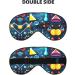 Abstract Science Chemistry Print Eye Mask - Soft Sleep Mask for Men & Women | Ideal for Travel & Restful Sleep - Buy Online on GoSupps.com