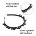 Voarge Hair Braid Tool - 2 Pack Headband with Brackets for Elegant Hairstyles - Stylish Hair Accessories for Women and Girls (Black & Brown) - Buy Online on GoSupps.com