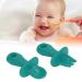 Soft Silicone LED Chewing Spoon | Baby Anxiety Relief Fork - Green | Safe & Effective International Shipping - Buy Online on GoSupps.com