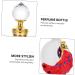 Didiseaon 1pc Peacock Essential Oil Bottle Cosmetic Travel Containers Gold Decor Travel Dispenser Rhinestone Decor Egyptian Decor Retro Decor Perfume Bottle Red Glass Ornaments - Buy Online on GoSupps.com