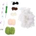 Lurrose 4 Sets Wool Doll Crochet Hook Key Hanging Decor Supply Knitted Key Pendants Crochet Supplies Simple - Buy Online on GoSupps.com
