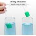 Buy Sterile Oral Sponges - 50 PCS Dental Swabs for Oral Hygiene | Cleaning Mouth Swab & Foam Care - Plum Blossom Cyan - Buy Online on GoSupps.com