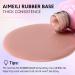AIMEILI Rubber Base Gel Sheer Color - Elastic Rubber Base Coat for Long Lasting Nails - Strengthener & Rhinestones Glue Gel - UV LED Soak Off - (448) 10ml - Buy Online on GoSupps.com