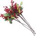 Zerodeko 10 Pcs Wedding Decoration Simulation Berry Branch Christmas Berry Pick Vases for Flowers Flower Vase Artificial Red Berry Stems Floral Plants Picks Display Blueberry Fruit Vacation Redx2pcs Size 5x2pcs - Buy Online on GoSupps.com