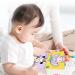 Kumprohu Tummy Time Floor Mirror - Crinkle Cloth Book with Teethers | Black and White Sensory Toys for Infants | High Contrast Developmental Infant Toy - Buy Online on GoSupps.com