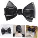 FRCOLOR Hair Fabric Butterfly Hair Clip hair bows girls hair clip women hair bow Women Cute Hair Clips black bows decor hair barrette s Miss South Korea Black - Buy Online on GoSupps.com