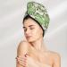 Cute Frog Microfiber Hair Towel | Soft & Super Absorbent Coral Velvet Wrap for Long Curly & Thick Hair - Quick Dry Cap for Women - Buy Online on GoSupps.com