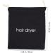 HAPINARY 12 Pcs Hair Dryer Storage Bag Travel Organizer Pouch Drawstring Storage Bag Hair Bag Fabric Black - Buy Online on GoSupps.com
