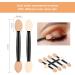 50pcs Black Disposable Eyeshadow Applicators - MORGLES Eyeshadow Brush Sponge for Eye Makeup - Pack of 1 - Buy Online on GoSupps.com