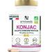 Organic Konjac Extra Strong | 3000mg Glucomannan | 180 Vegan Capsules | Weight Control Aid in Low Calorie Diet | Top Quality