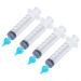 Alomejor 4pcs 30ml Children Adult Ear Wax Cleaner Remover Syringe Ear Wax Flusher Tool for Ear Cleaning Irrigation