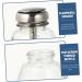 minkissy Nail liquid dispenser Cleaning Solution Bottle Empty Bottle Liquid Bottle Liquid Holder Liquid Container Manicure Bottle nail Glass Stainless Steel - Buy Online on GoSupps.com