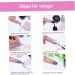 Nail Stencil Stickers Nail Vinyl Stencil Stickers Set Colorful Hollow Nail Art Decals DIY Manicure Decorations 24Sheet - Buy Online on GoSupps.com