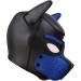 YiQin RWSX Dog Mask Soft Latex Pet Play Dog Mask with Ears Puppy Mask Removable Mouth Suitable for Halloween Holiday Party L Blue - Buy Online on GoSupps.com