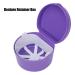 Portable Prostheses Suitcase | Plastic Holder for Tooth Storage | Violet Orthodontic Box for False Teeth - Buy Online on GoSupps.com