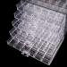 CUTICATE Transparent Plastic Storage Organizer - 120 Slots for Beads, Rings, Jewelry, Art & Crafts - Buy Online on GoSupps.com