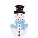 Can Enhance Childrens Imagination Christmas Snowman Christmas Decorations Can Be Fixed On The Wall for Children Party Adults Thanksgiving - Buy Online on GoSupps.com